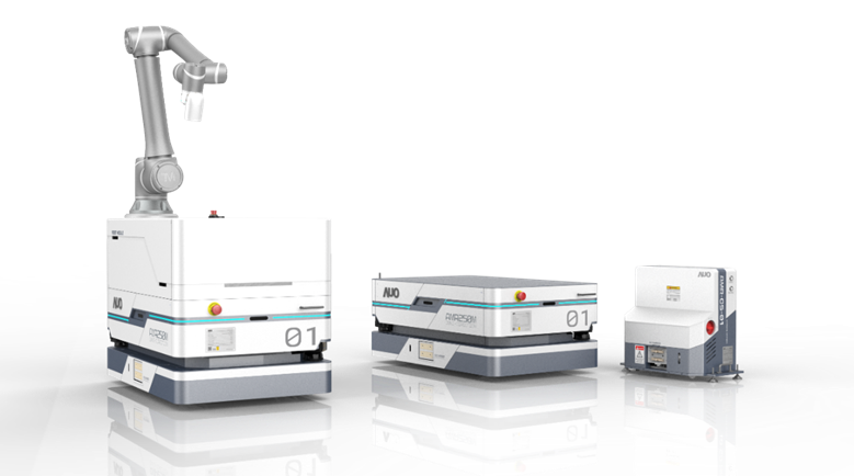 NLC电子數位開發的自主式移動機器人（AMR250M），搭配全向輪並結合AI演算法、2D LiDAR、3D攝影機等技術，協助客戶實現產線全自動化